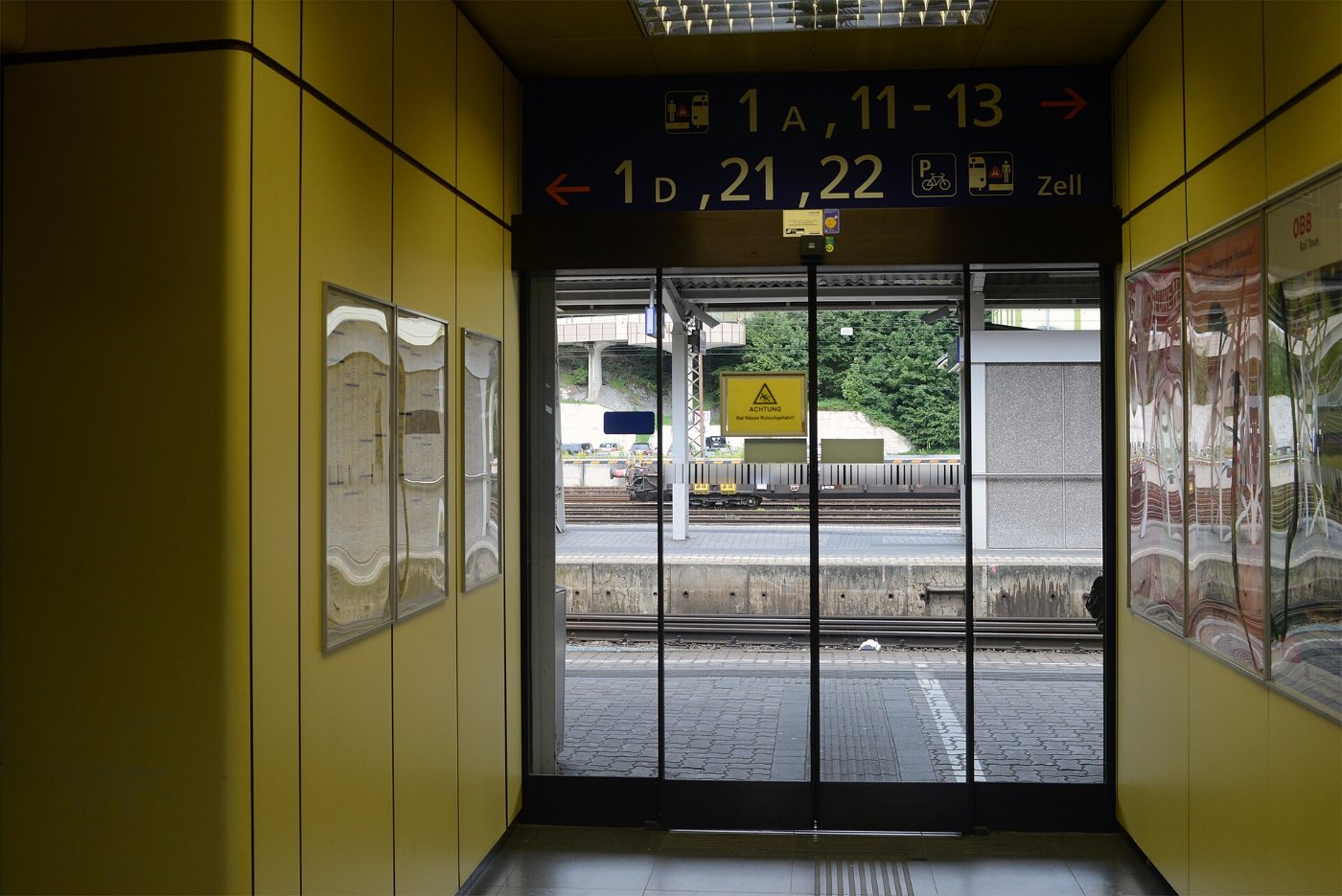 Bahnhof Kufstein Zugang Bahnsteig 1