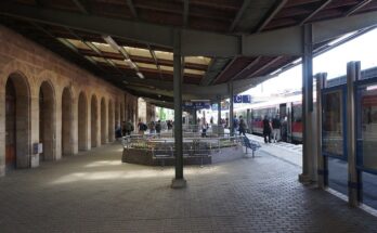 Bahnhof Erlangen Bahnsteig