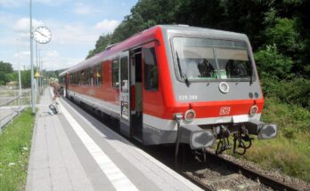 Ramsen (Pfalz) Bahnhof auf Bahnsteig RB 628 289 11.7.2009