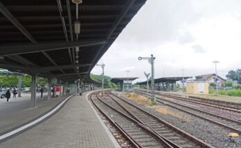 Goslar railway station platforms