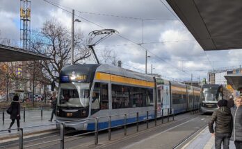 Straßenbahn Leipzig 15 1217 Hauptbahnhof