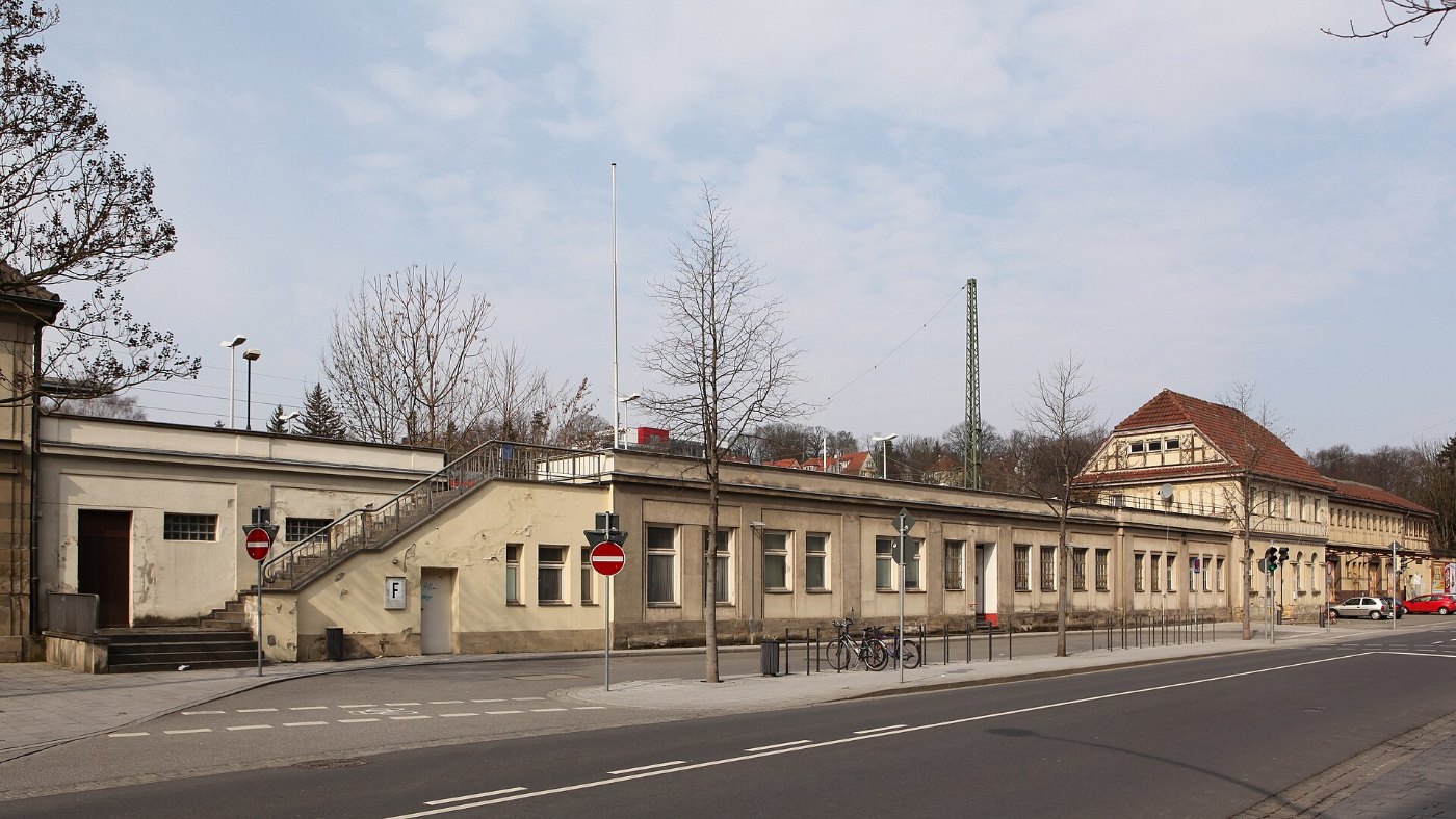 Coburg Bahnhof Eilgüterschuppen