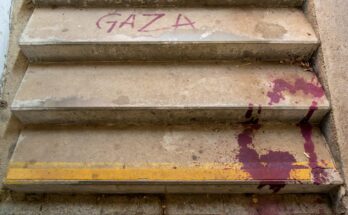 Schweinfurt Stadt Bahnhof Gaza Graffiti RM