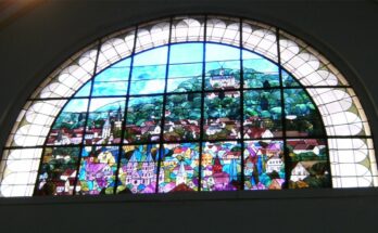 Fenster in der Bahnhofshalle, Bad Harzburg panoramio
