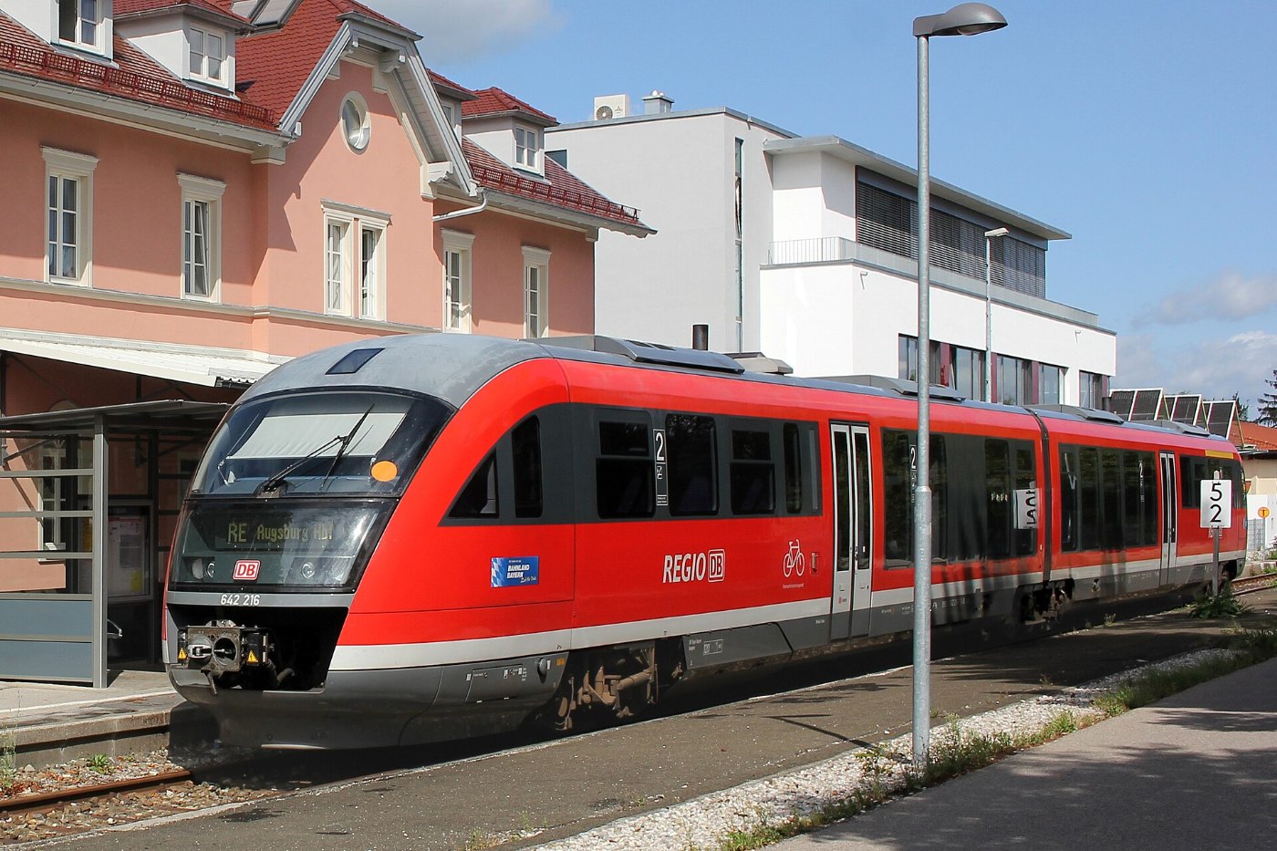 Siemens Desiro Classic 642 216 in Bad Wörishofen (2015 08 25 Sp)