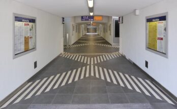 Hauptbahnhof Wolfsburg, Daniel Buren, 2