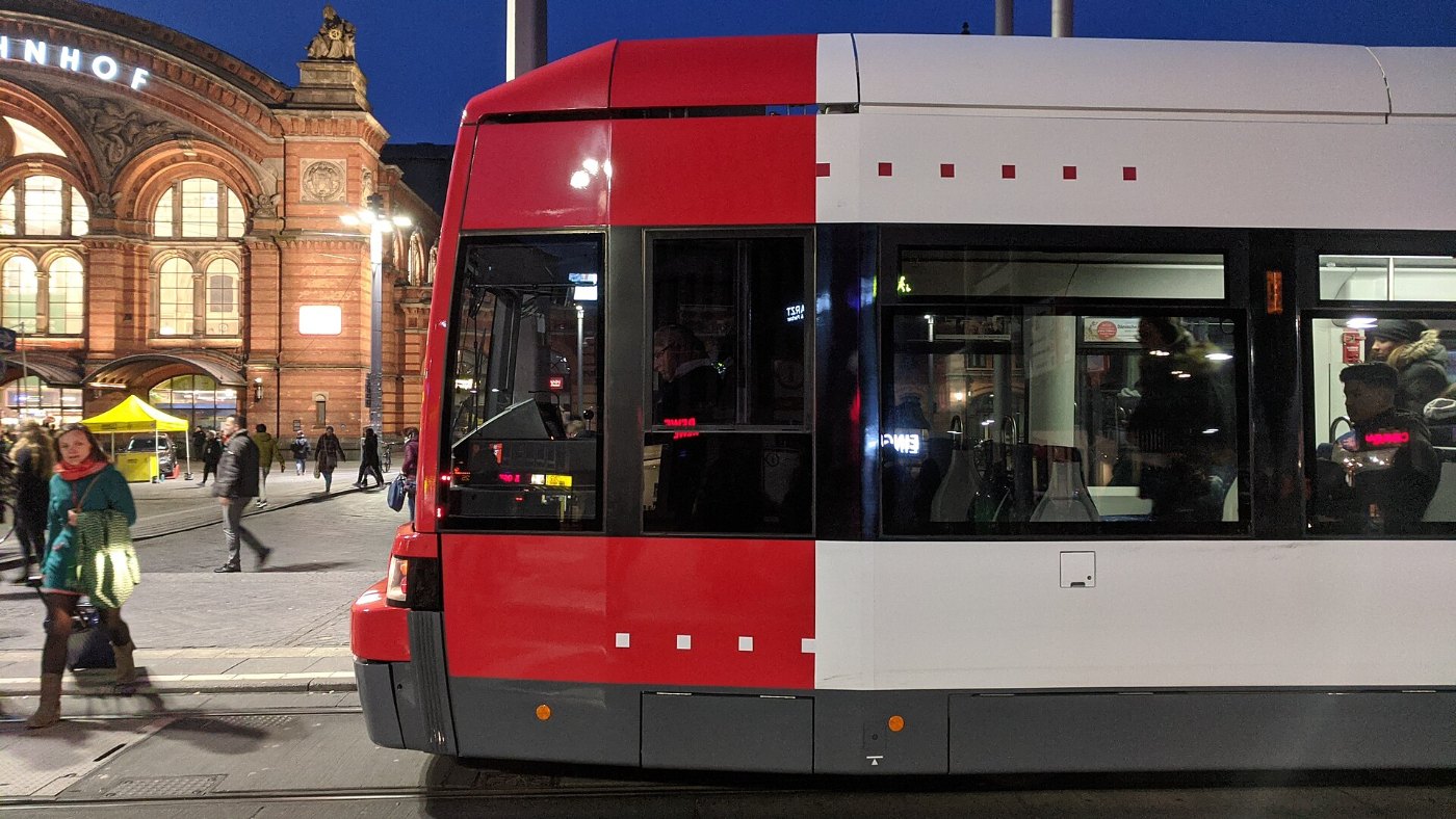 Straßenbahn Bremen 6 3122 Hauptbahnhof
