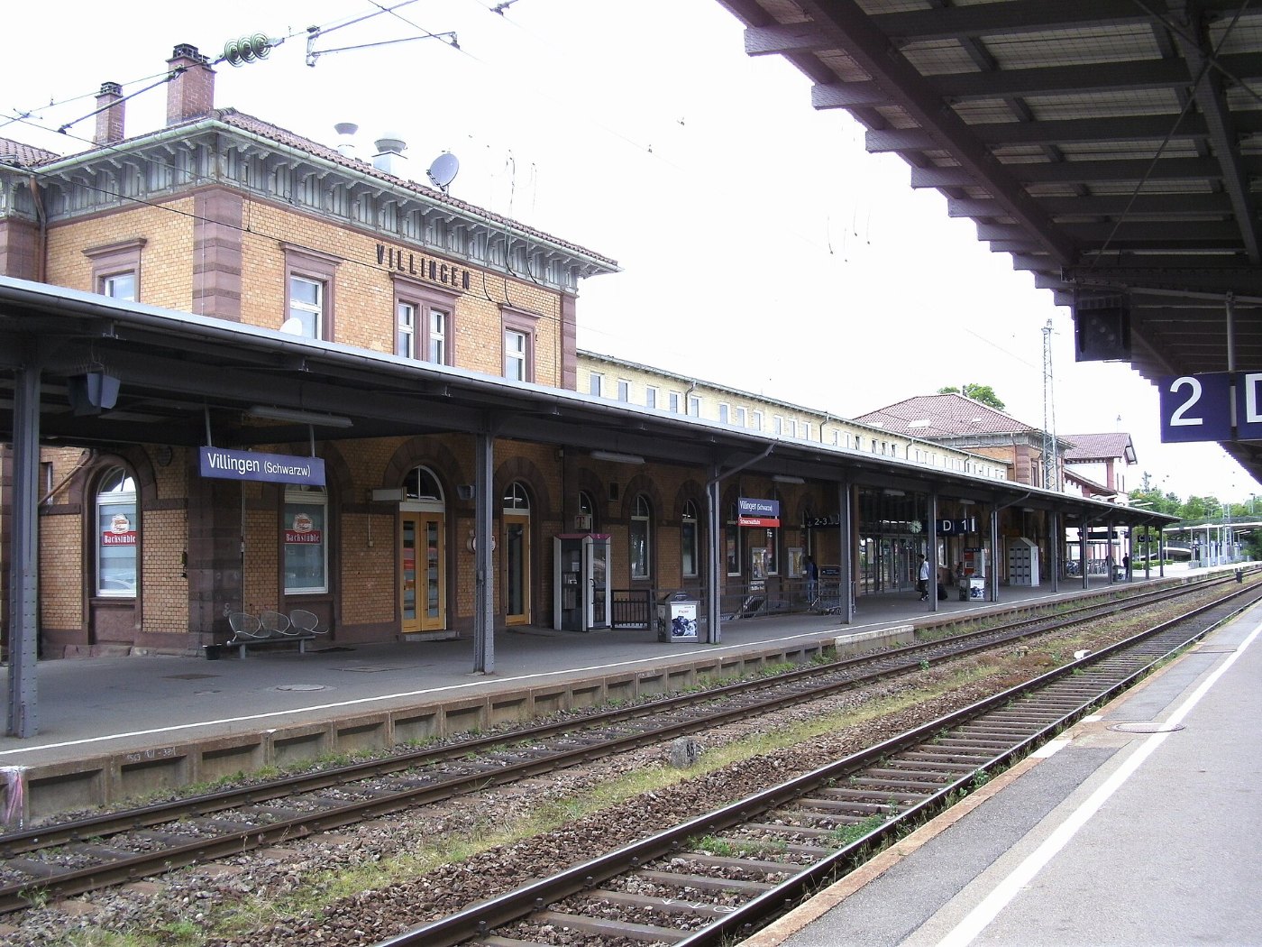D VS Bahnhof Villingen Bahnsteige