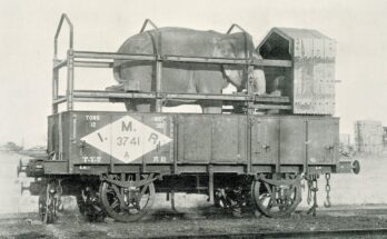 Indian Midland Railway wagon 1897