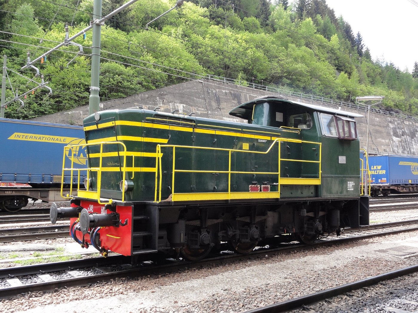 Italienische Rangierlok FS No. 245.6020