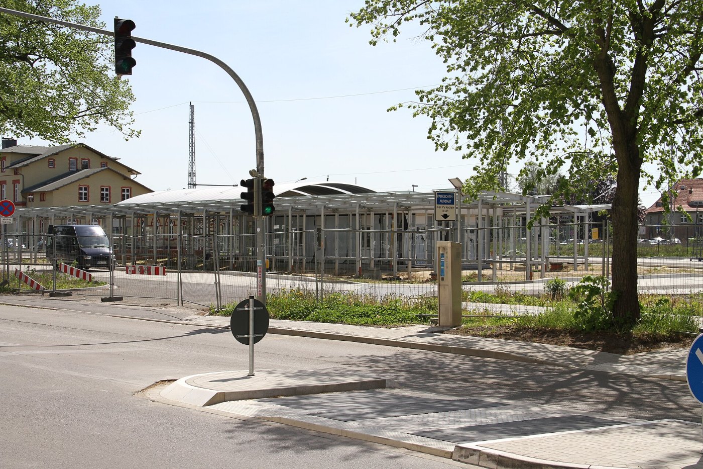 Baustelle am Bahnhof Greifswald 01