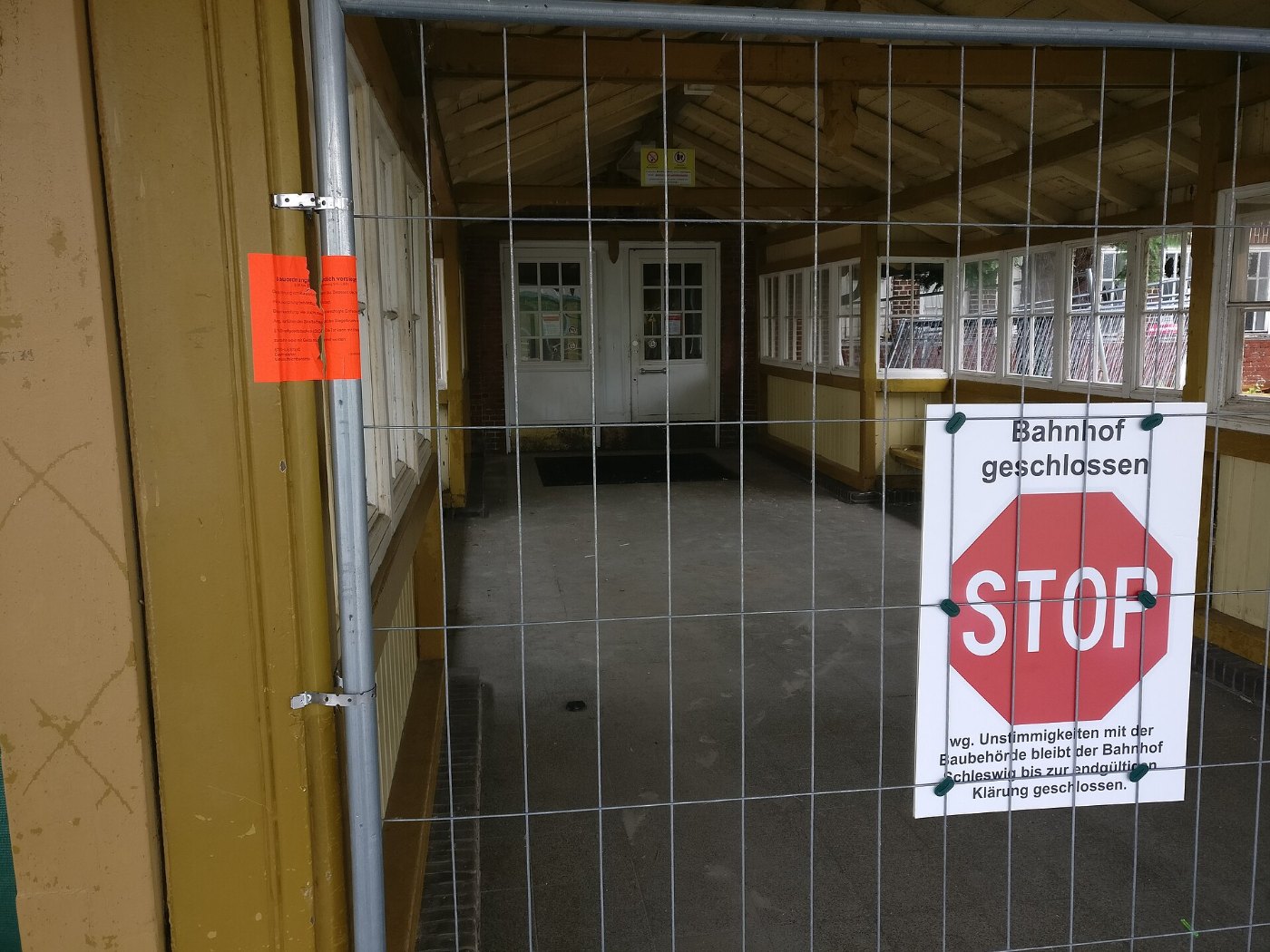 2017 06 07 Sperrung Bahnhof Schleswig