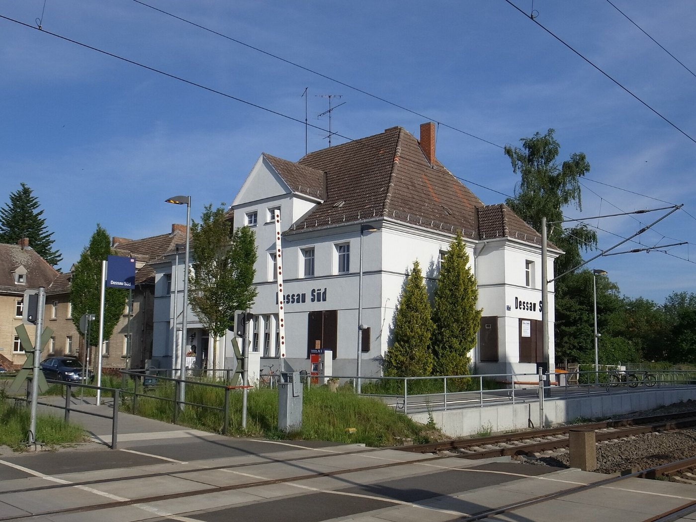 Dessau Roßlau,Peterholzstraße,Bahnhof Dessau Süd