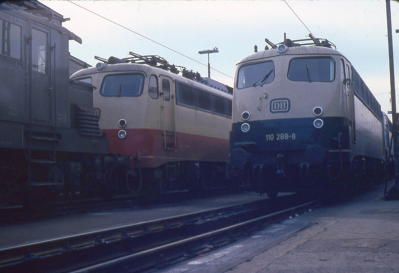 Bw Stuttgart Lok 110 288 Lok Baureihe 112 LABW Staatsarchiv Ludwigsburg 