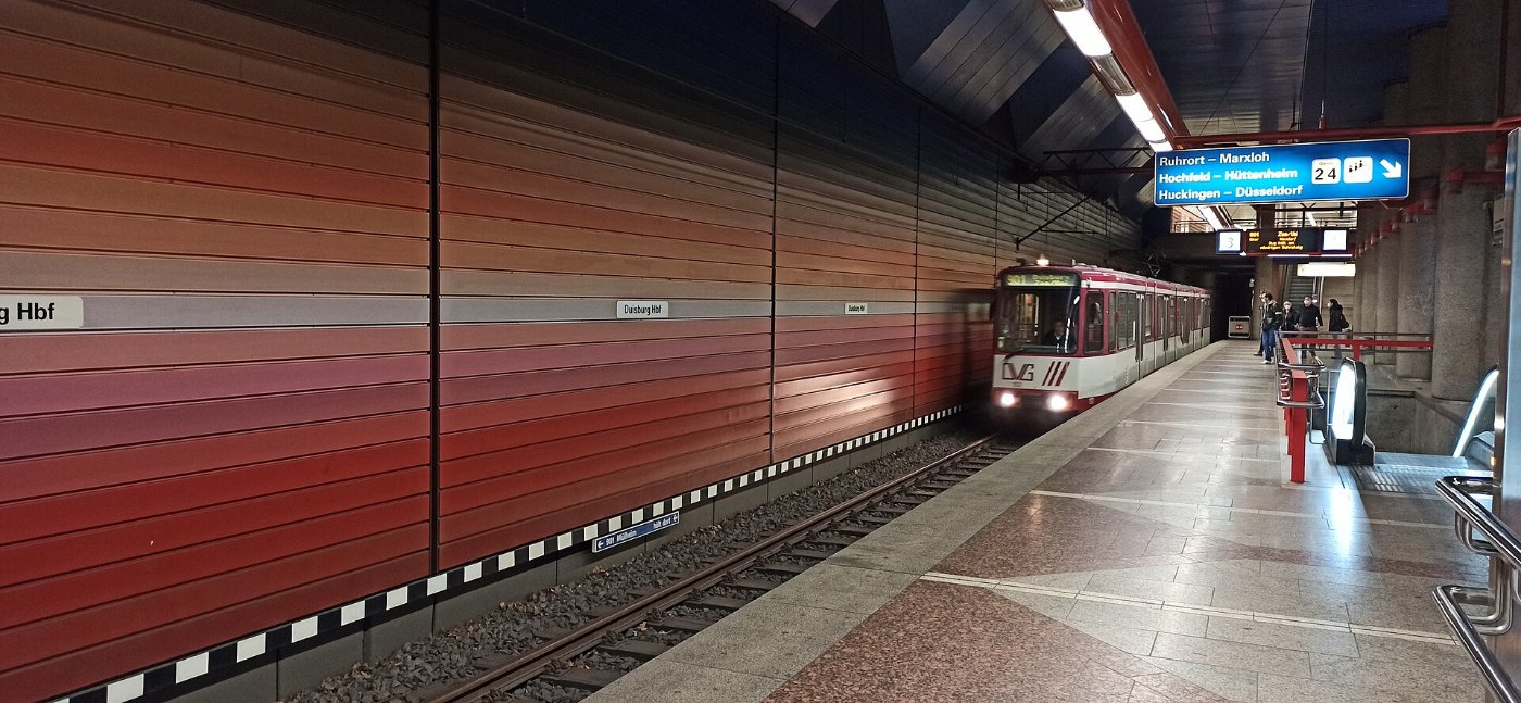 Straßenbahn Duisburg 901 1032 Hauptbahnhof