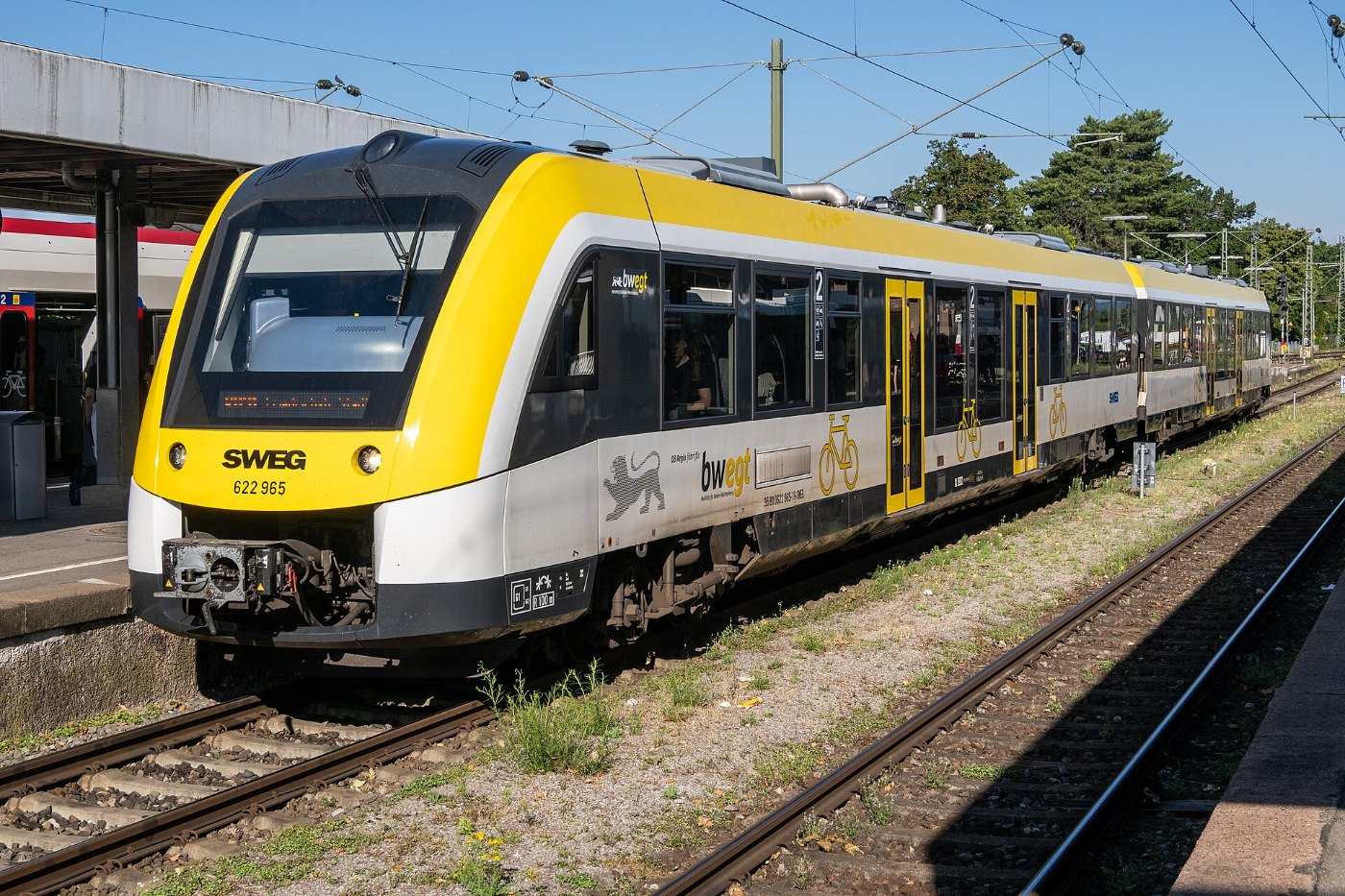 Alstom Coradia LINT 54 als SWEG 622 965 Dieseltriebzug in Radolfzell (20