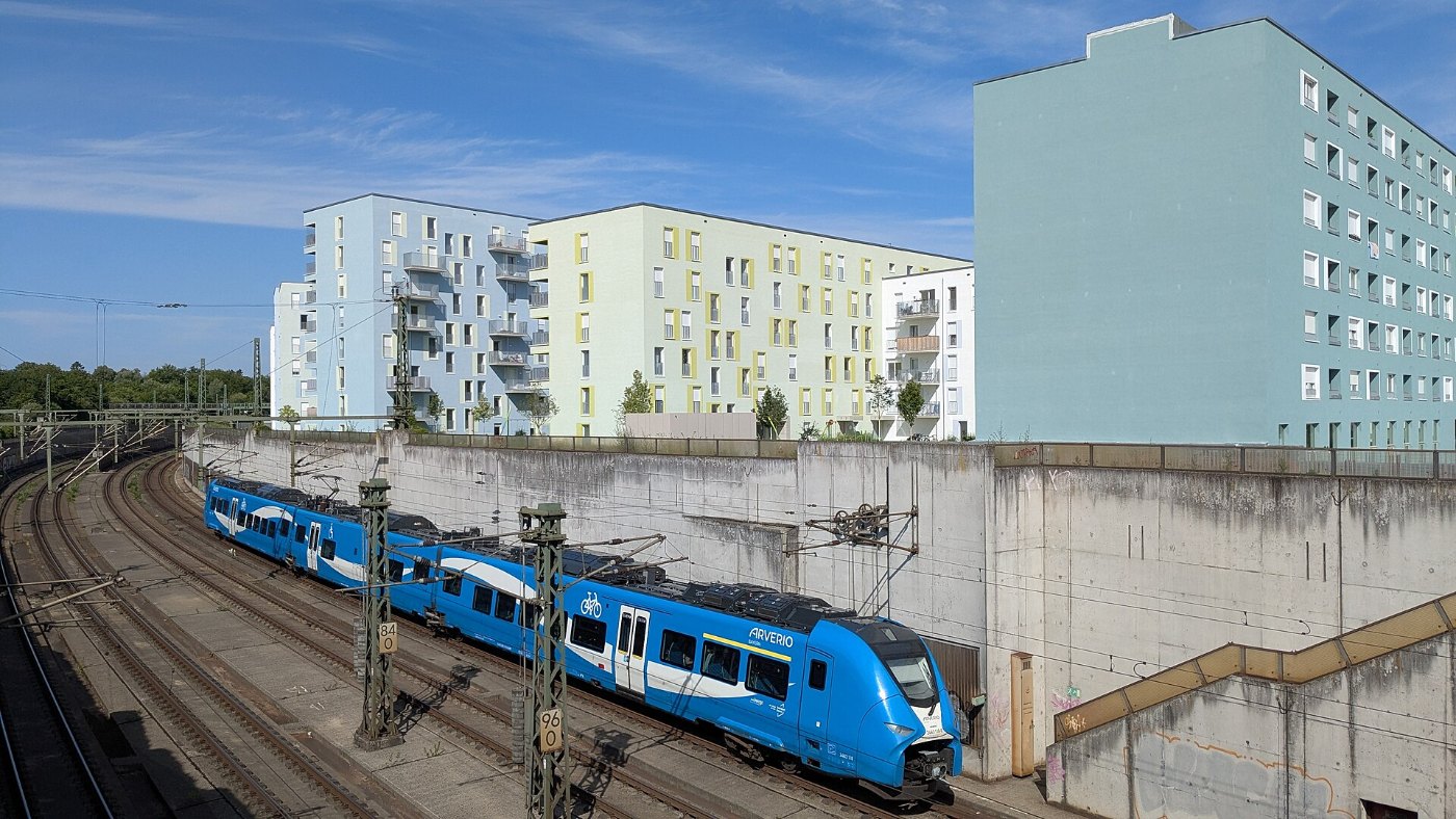 Westkopf Bahnhof Neu Ulm 2025