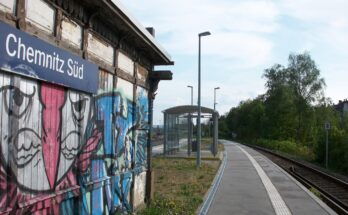 Bahnhof Chemnitz Süd, Gleise 3 und 4 (Bahnstrecke Chemnitz–Aue) (3)