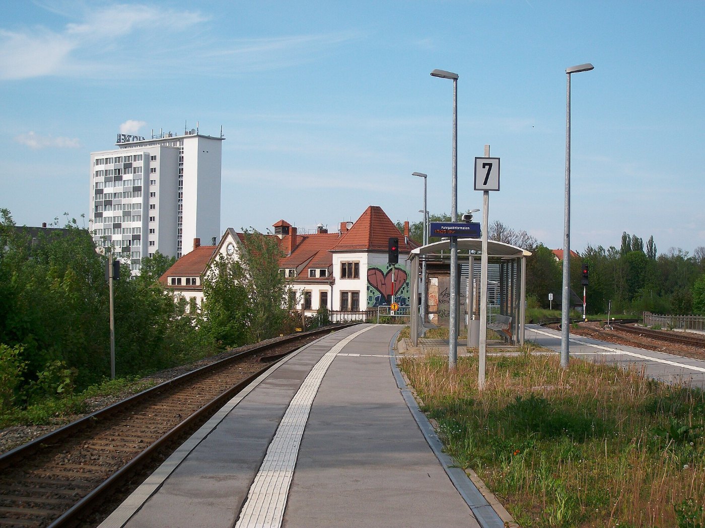 Bahnhof Chemnitz Süd, Gleise 3 und 4 (Bahnstrecke Chemnitz–Aue) (1)