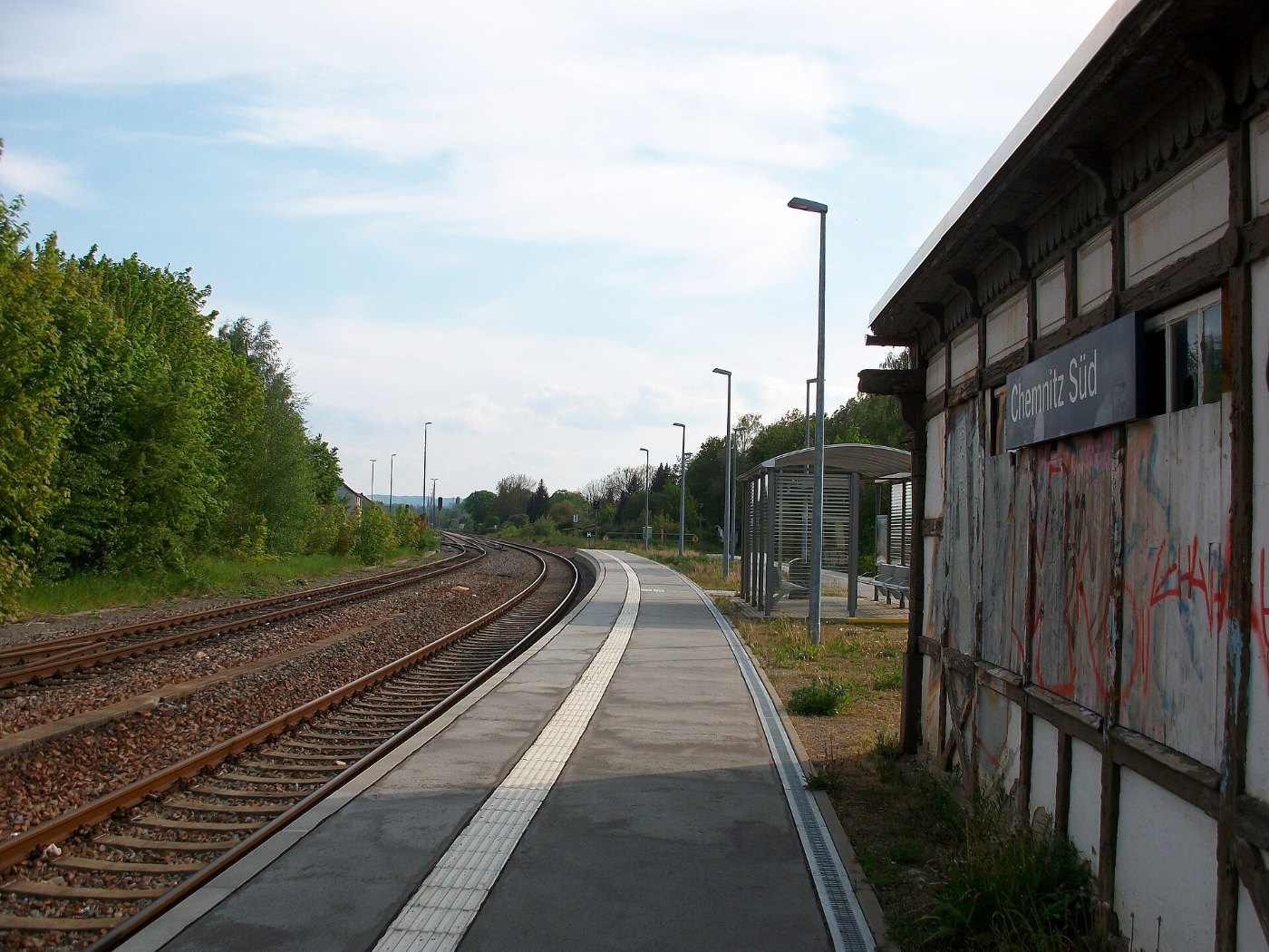 Bahnhof Chemnitz Süd, Gleise 3 und 4 (Bahnstrecke Chemnitz–Aue) (4)