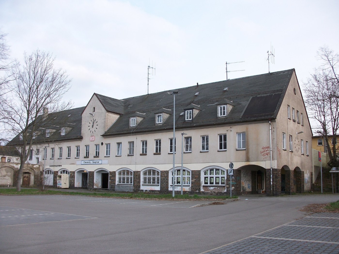 Bahnhof Chemnitz Siegmar, Empfangsgebäude (2)
