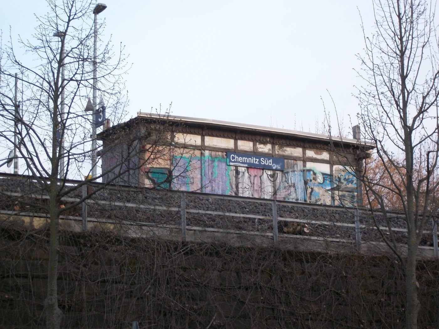 Bahnhof Chemnitz Süd, Gleise 3 und 4 (Bahnstrecke Chemnitz–Aue), Warteha