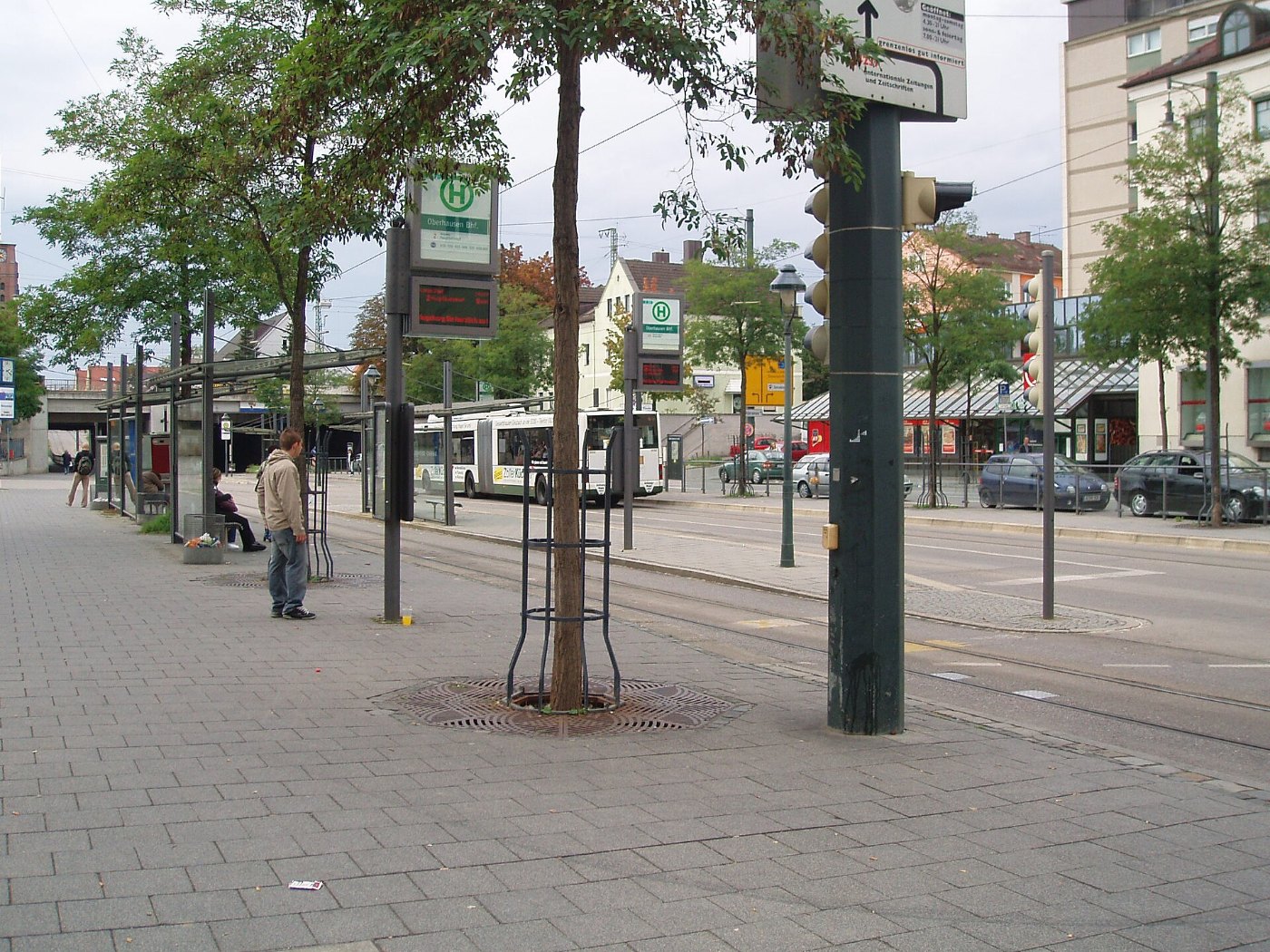Bahnhof Augsburg Oberhausen Haltestelle