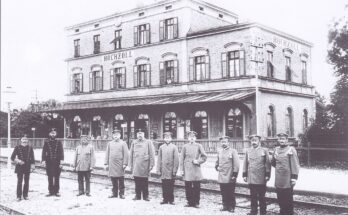 Bahnhof Augsburg Hochzoll um 1900
