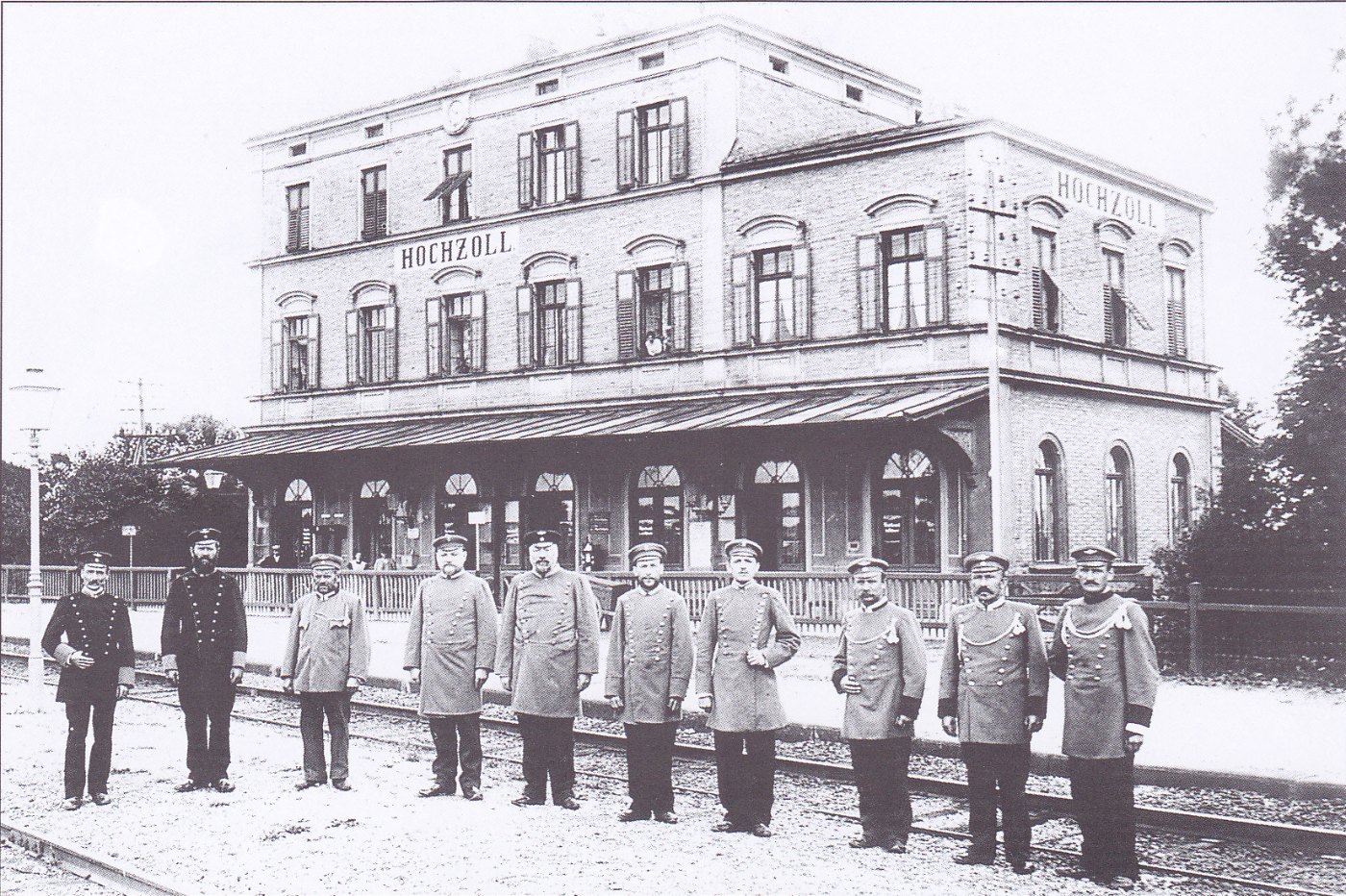 Bahnhof Augsburg Hochzoll um 1900