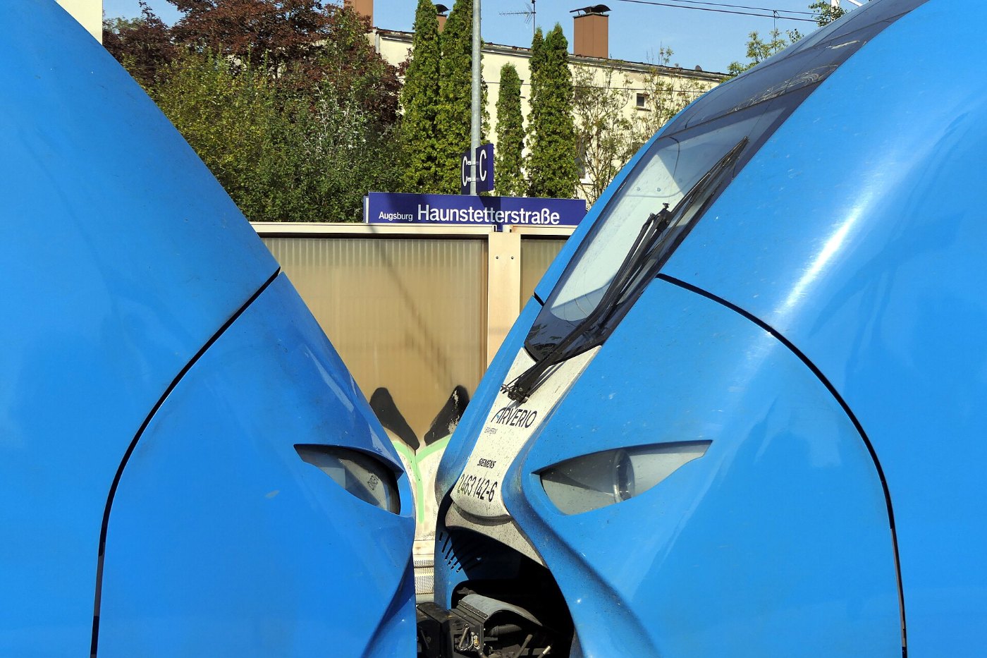 Augsburg, Siemens Mireo im Bahnhof Haunstetterstraße, 1