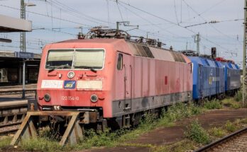 Blass WRS (ex DB) 120 154 in Karlsruhe Hbf (2025)