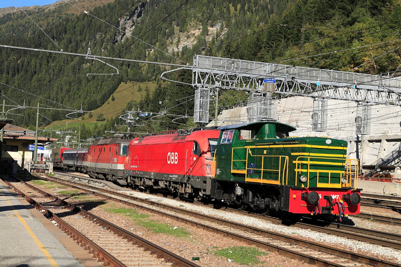 I07 795 Bf Brenner, Ellok Verschub