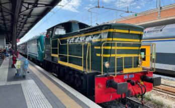 Locomotore 245 a Verona Porta Nuova, agosto 2022