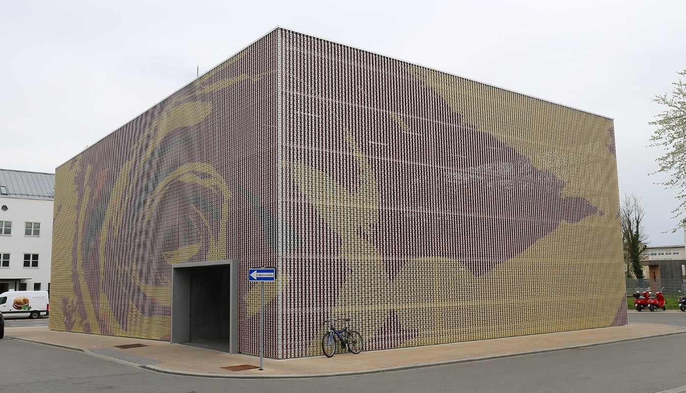 Fahrradhalle Bahnhof Rosenheim 1