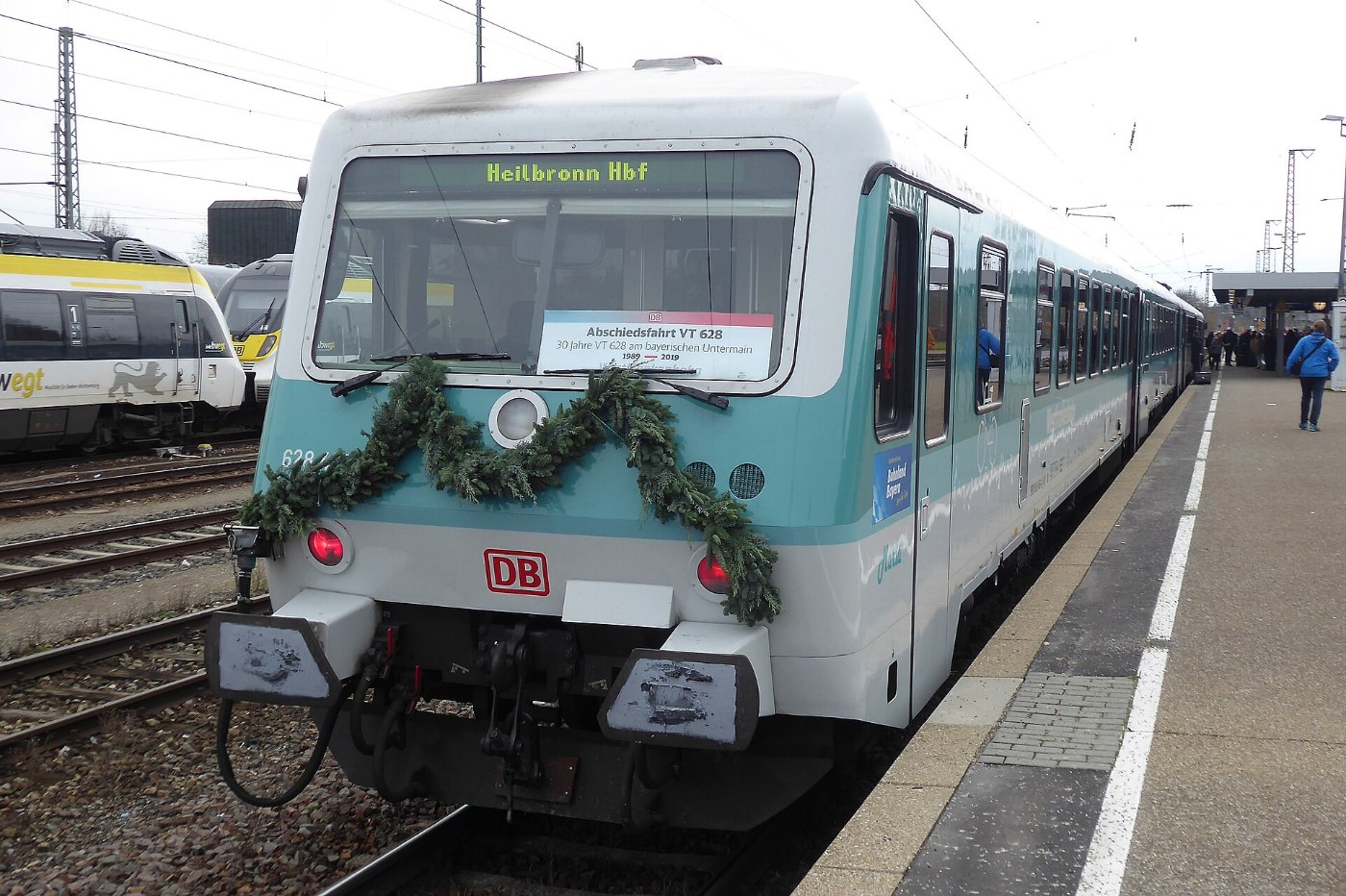 Abschiedsfahrt der Baureihe 628 am 01.12.2019