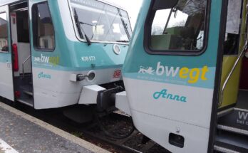 Abschiedsfahrt der Baureihe 628 am 01.12.2019 (Anna und Maria)