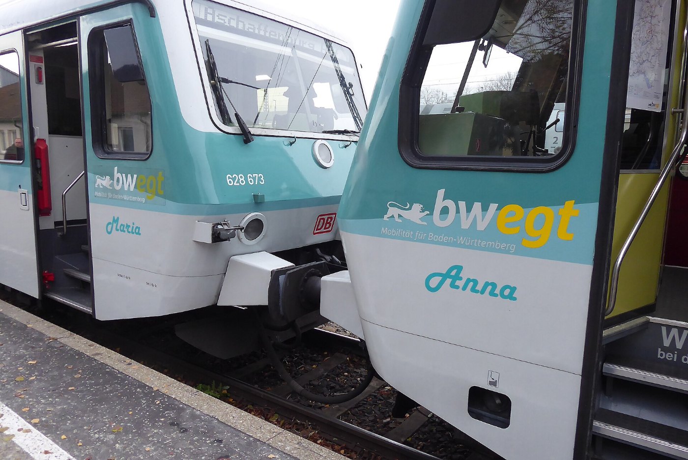 Abschiedsfahrt der Baureihe 628 am 01.12.2019 (Anna und Maria)