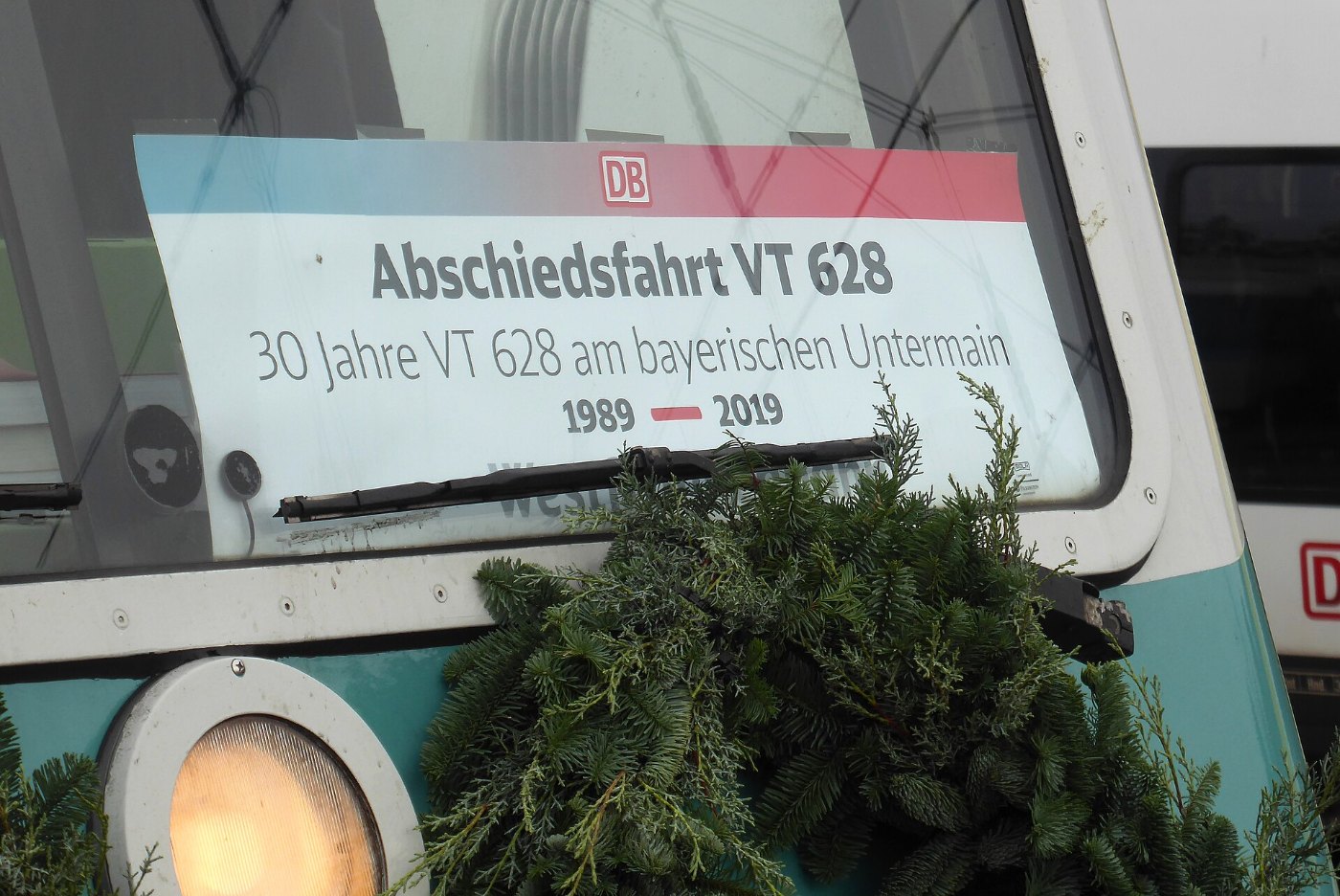 Abschiedsfahrt der Baureihe 628 am 01.12.2019 (30 Jahre VT628)
