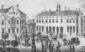 Joseph Bayer Ravensburg Bahnhof um1860