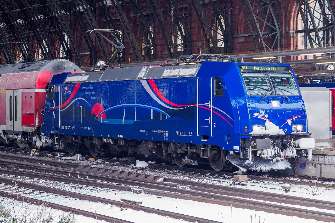 Bremen Hbf SRI Rail Invest 146 520 führt den RE1 nach Norddeich (2026)