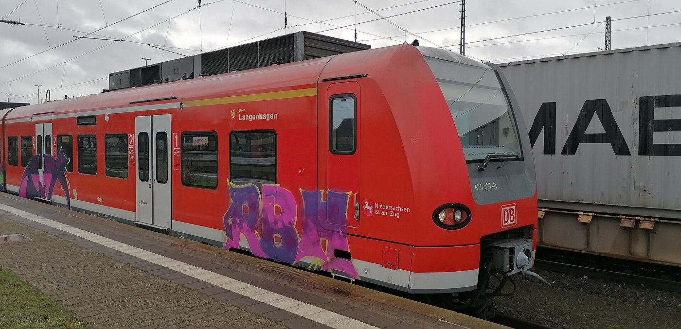 DB 424 037 S Bahn Hannover Nienburg