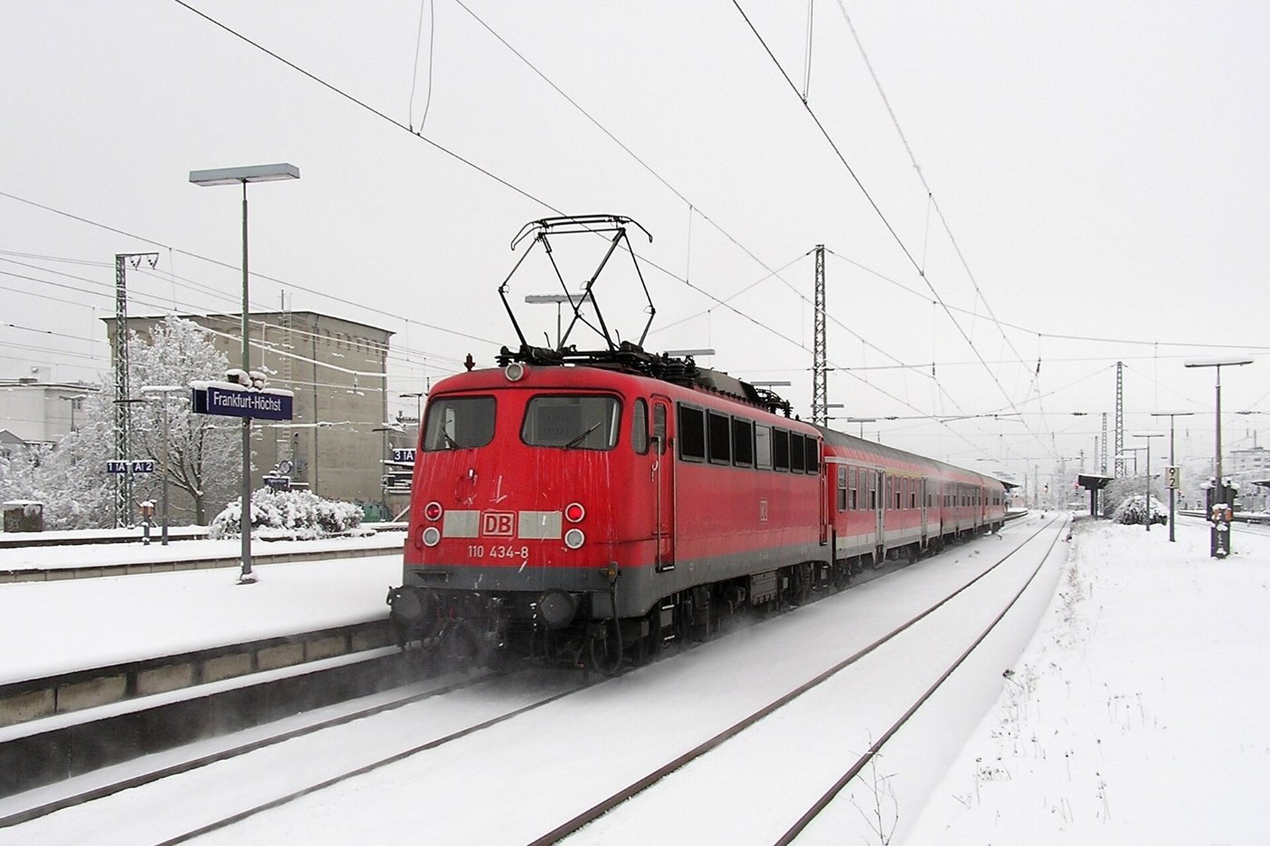 Hoechst E10 n Wagen Schnee