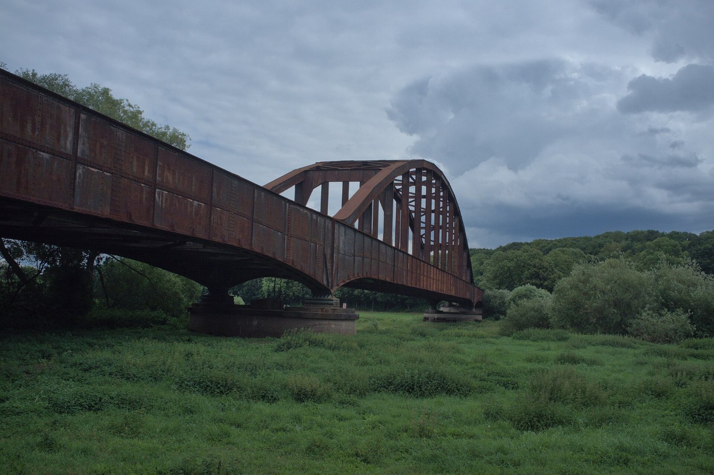 Eisenbahnbrücke bei Corvey