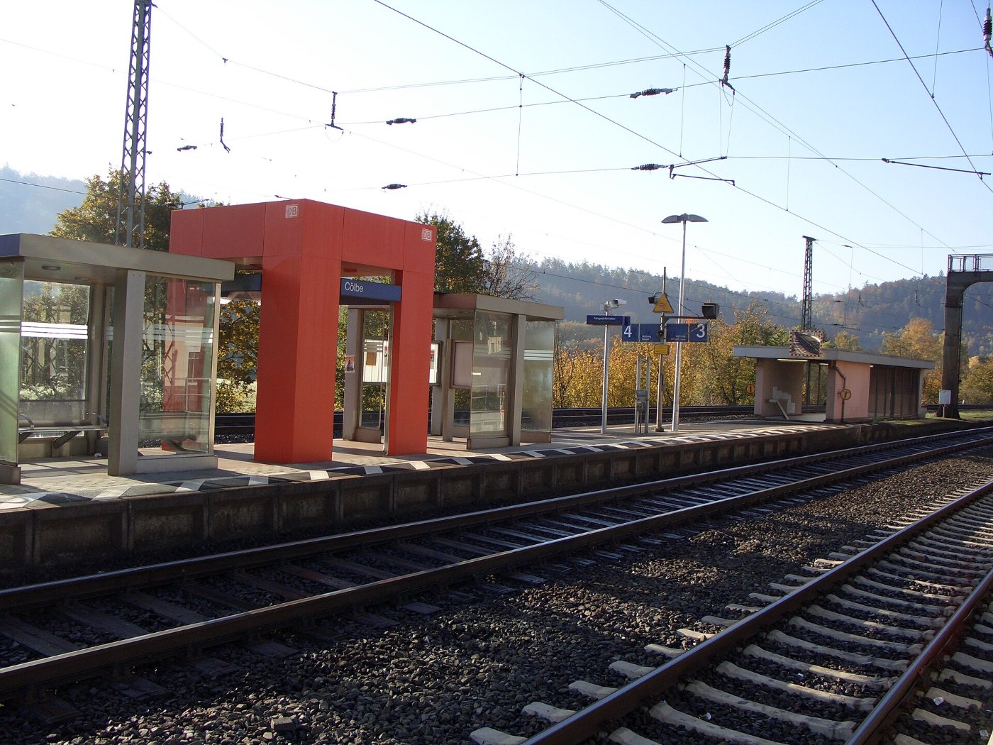 Bahnhof Cölbe Bahnsteig 3 4