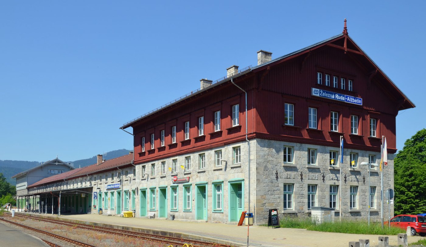 Bahnhof Bayerisch Eisenstein CZ 2012 06 18