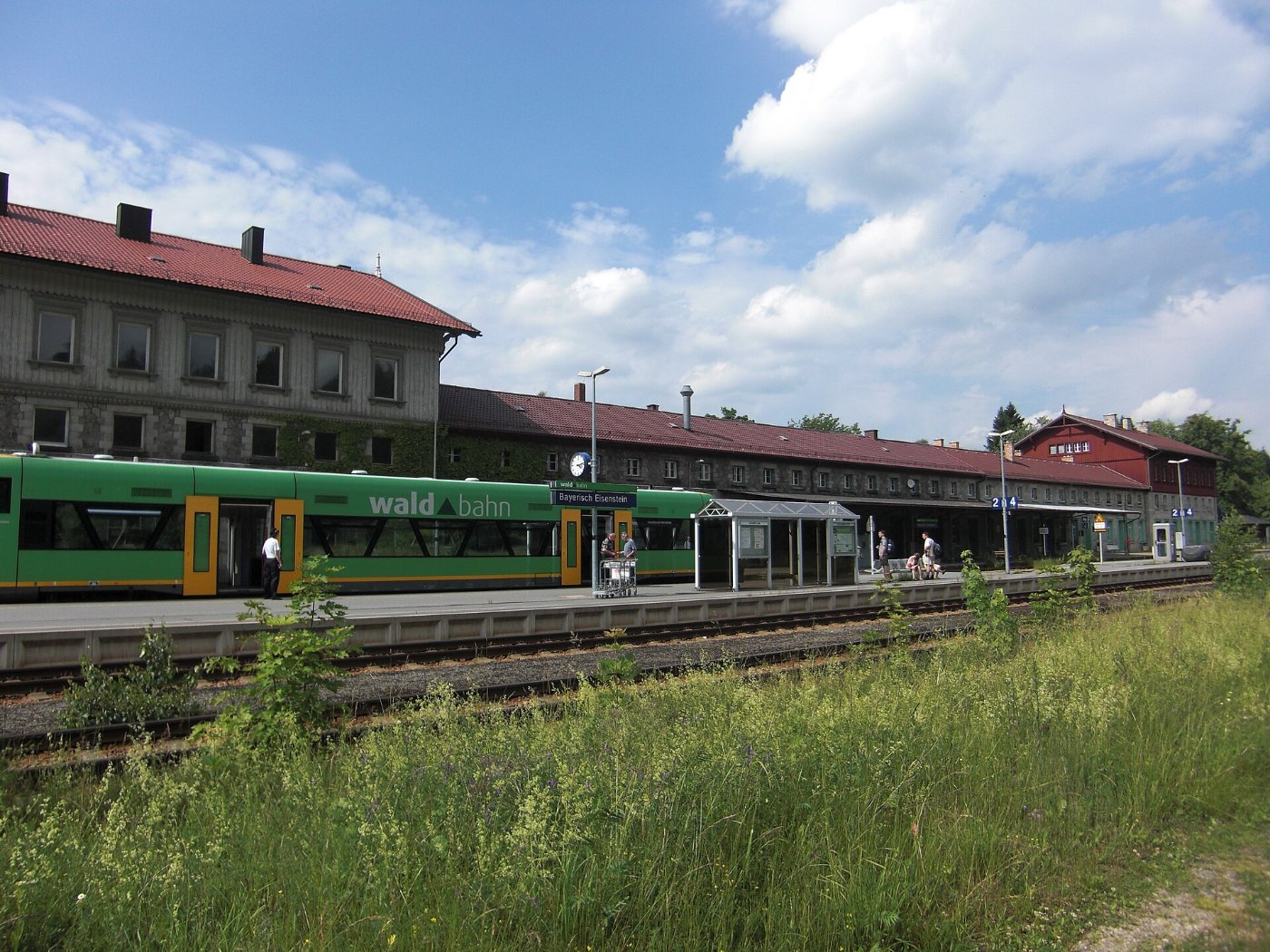 Bayerisch Eisenstein Bahnhof Železná Ruda 2008 a