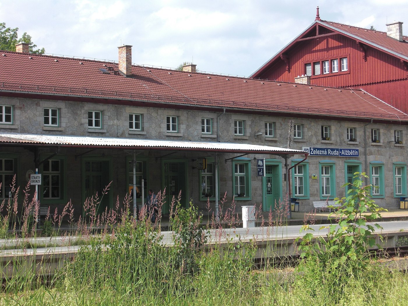 Bayerisch Eisenstein Bahnhof Železná Ruda 2008 c