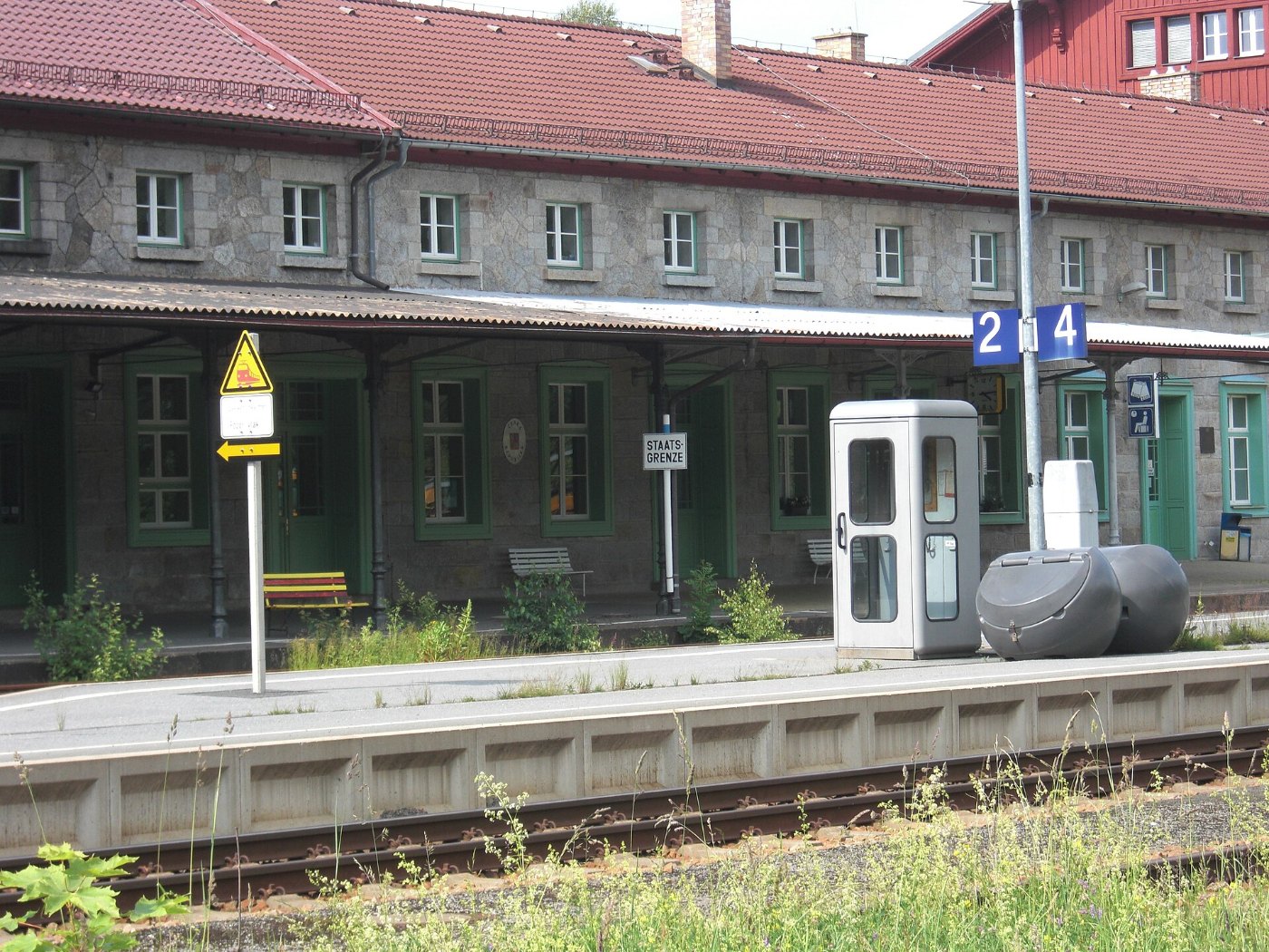 Bayerisch Eisenstein Bahnhof Železná Ruda 2008 b