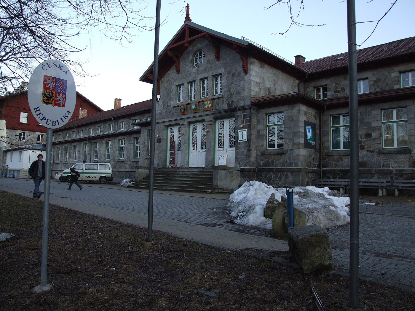 Bayerisch Eisenstein Bahnhofstraße Železná Ruda 2007 b