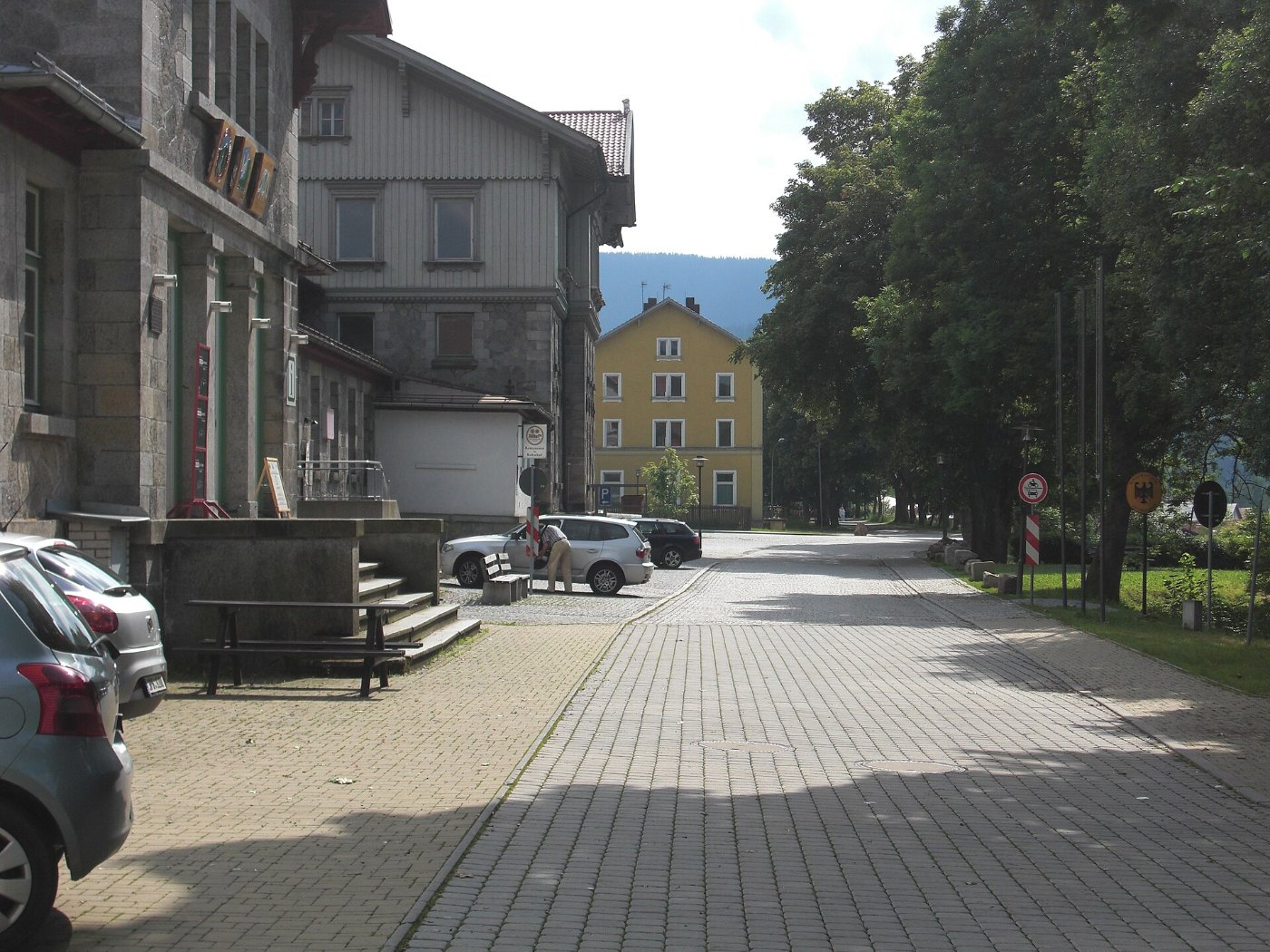 Bayerisch Eisenstein Bahnhofstraße Železná Ruda 2008 b